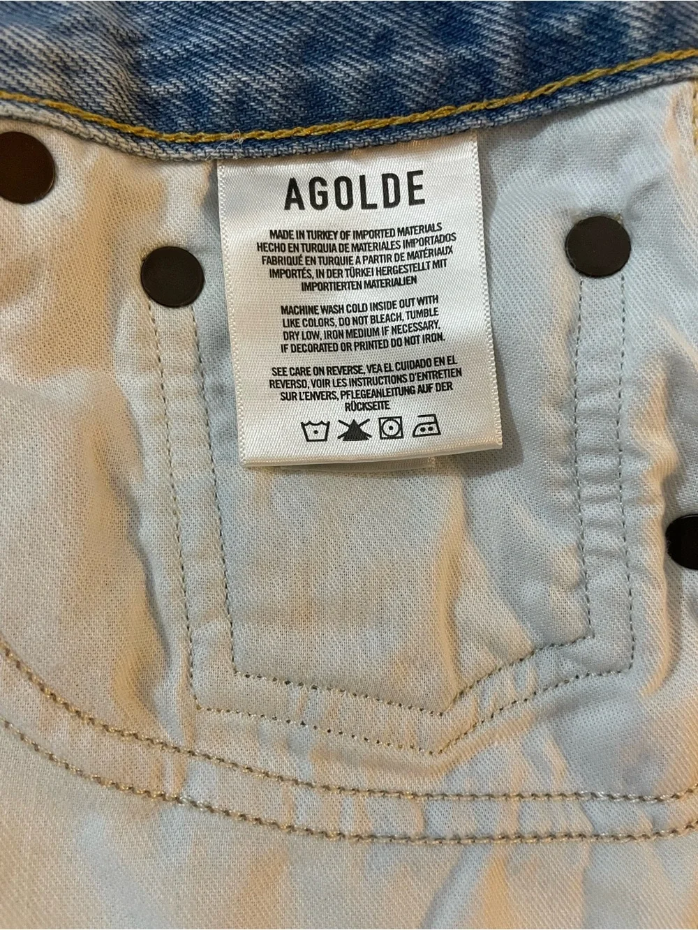 AGOLDE Parker Long Short in Swapmeet